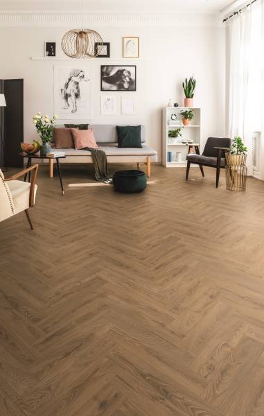 K476 Inca Carpenter Oak Herringbone - Image 2